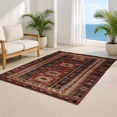 Tapis turc intérieur et extérieur brun