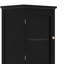 Maximisez le rangement avec une grande armoire de rangement pour salle de bain, des tablettes réglables et des portes en verre-1346922687