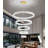 Modern 5-rings Crystal Led Chandelier-79097870