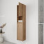 Armoire latérale imitation bois 59 po avec deux portes et quatre tablettes 59 po