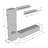 Viroqua 85" Modern Floating Wall Mounted Entertainment Center with 16-Color LED Lighting, High Gloss Finish-1653841008