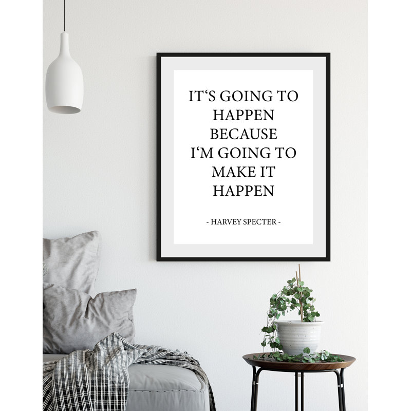 Text - Single Picture Frame Print