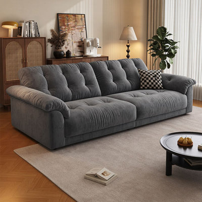 Gray Chenille Modular Sofa