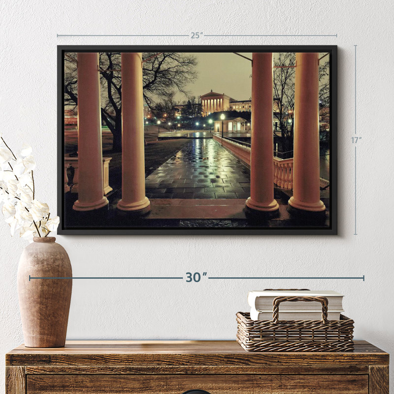 Places "Philadelphia Art Museum Wall Art", H 17 po x l 25 po