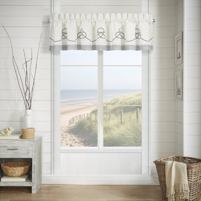 Shore Window Straight Valance