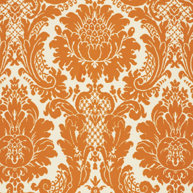 Tissu Harmon Manor II, Tangerine