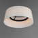 Melva Linen LED Semi Flush Mount