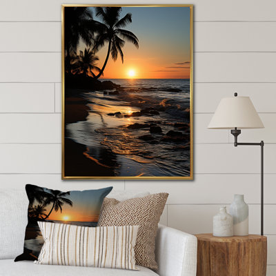 «Miami Sunrise Magic I», reproduction sur toile