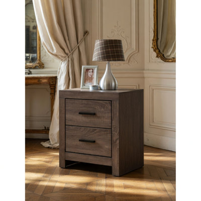 Table de chevet 2 tiroirs Brantford