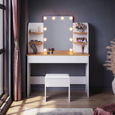Sehana Dressing Table with Mirror