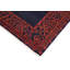 Tapis bleu / marron en laine noué à la main à motif oriental 8 pi 1 po x 10 pi 3 po Bagga