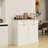 Two Drawers And Two-Compartment Tilt-Out Trash Cabinet Kitchen Trash Cabinet-White