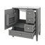 Armoire de meuble-lavabo autoportante moderne 30 "avec lavabo 3 tiroirs 1 porte-651186834