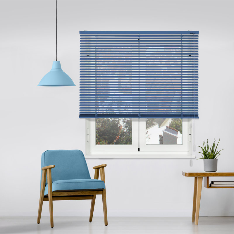 Venetian Blind, 250 cm L x 135 cm W, Blue