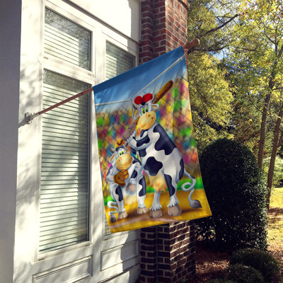 Lit de vache 2 côtés 40 x 28 po drapeau maison