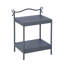Lugo 45cm W Metal Bedside Table