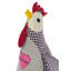 Chicken Sam Fabric Door Wedge