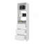 Placard Erie, 3 tiroirs, 3 tablettes, blanc