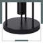 4-Light Black Flush Mount