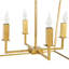 Lustre géométrique à 4 lumières Adler