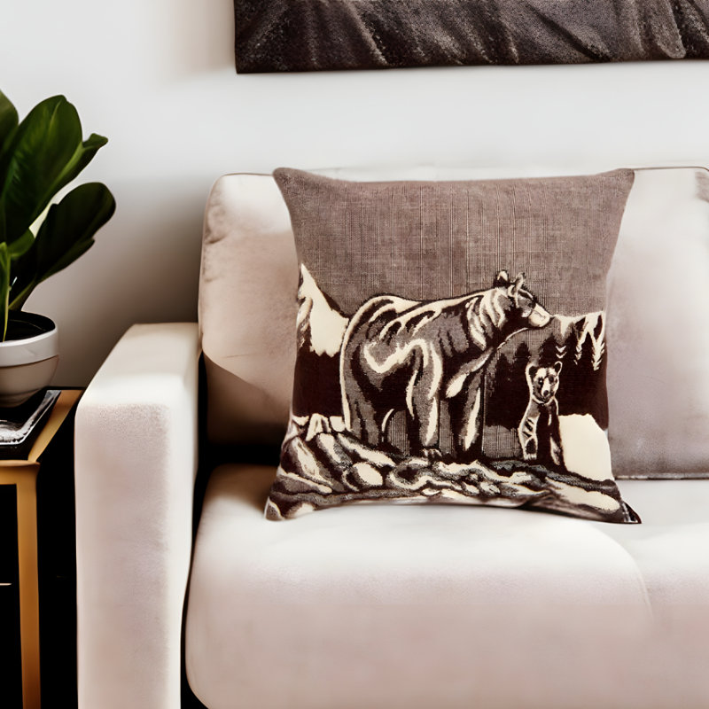 Animal Print Reversible Pillow Cover