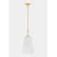 Cambria Heights Pendant in Aged Brass
