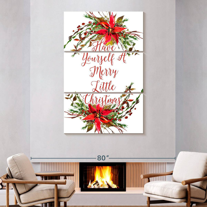 Lelend A Merry Little Christmas, H 74 po x l 48 po