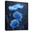 «Blue Mon monochrome Ethereal Beauty Poppies», impression d'art mural coquelicots-722450149-722450136