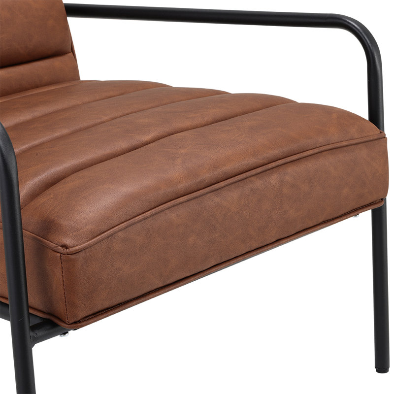 Avari Faux Leather Armchair