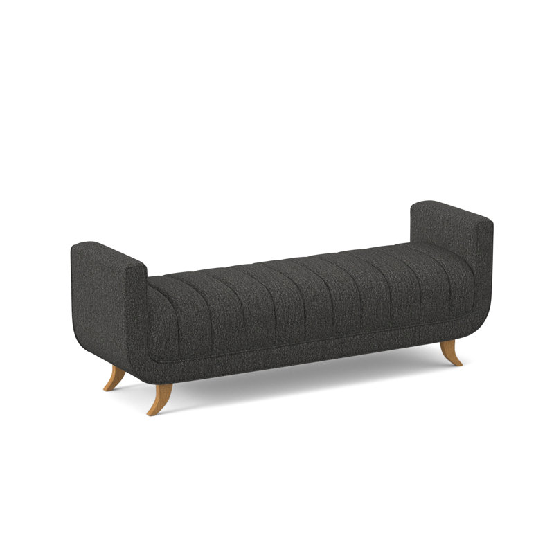 Banc avec revêtement, Ambre, Écaille de tortue lin