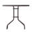 Amlie 31.5" Round Tempered Glass Metal Table with Smooth Ripple Design Top-87144379
