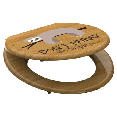 Schütte Toilet Seat with Soft-Close Don't Hurry