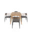 Ensemble de salle à manger Clancy Mid-Century-750598086-750598089-750598090