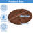 51 Inch Water Resistant Outdoor Papasan Cushion With Removable Cover For Patio Chair-208512232
