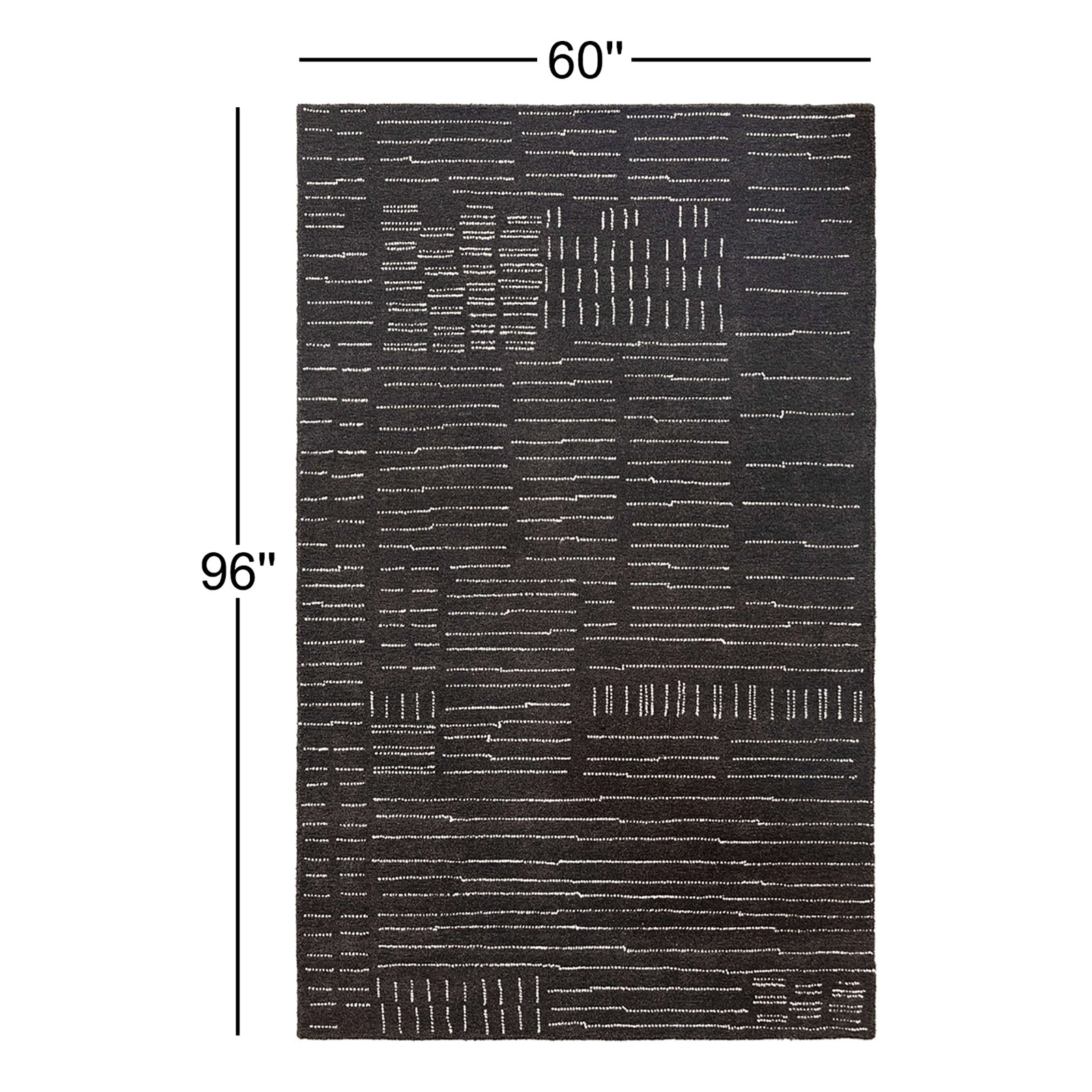 AllModern Hand Tufted Wool Nina Rug, Rectangle 5' x 8'