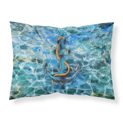 Taie d’oreiller ancre et corde