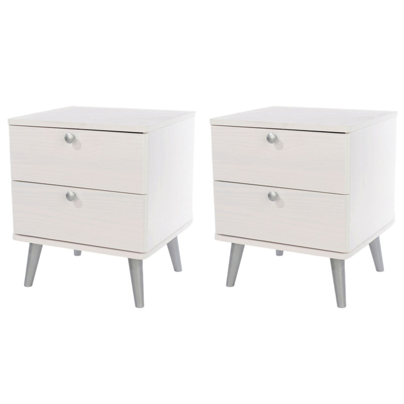 45cm W Solid Wood Bedside Table
