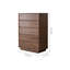 Commode d'appoint en bois massif Montisha