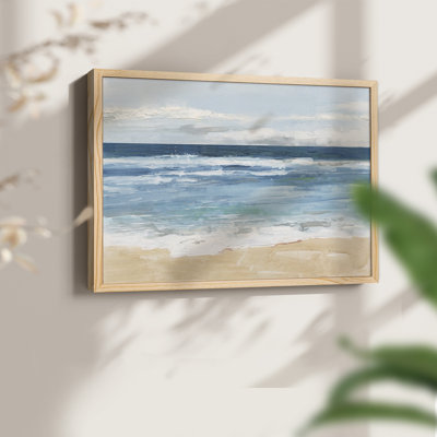 Ocean Waves II -Framed Print - Restickable