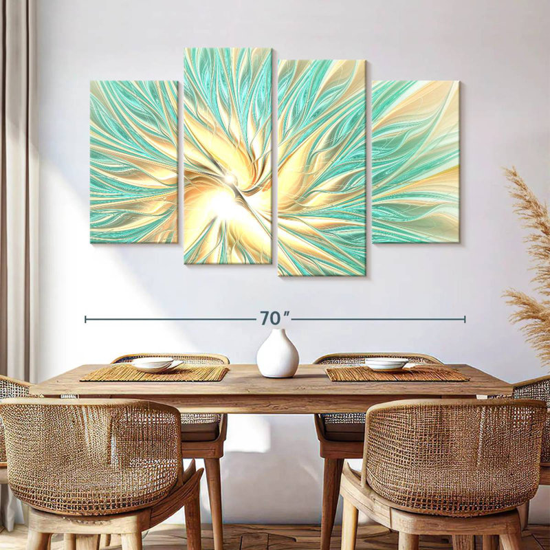 Avery Abstract Sun Spectacle, 42" H x 68" W