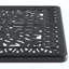 Ensemble de salle à manger 7 pièces en fonte d'aluminium toutes saisons, comprenant 6 chaises pivotantes et une table rectangulaire avec cadre-1075818710