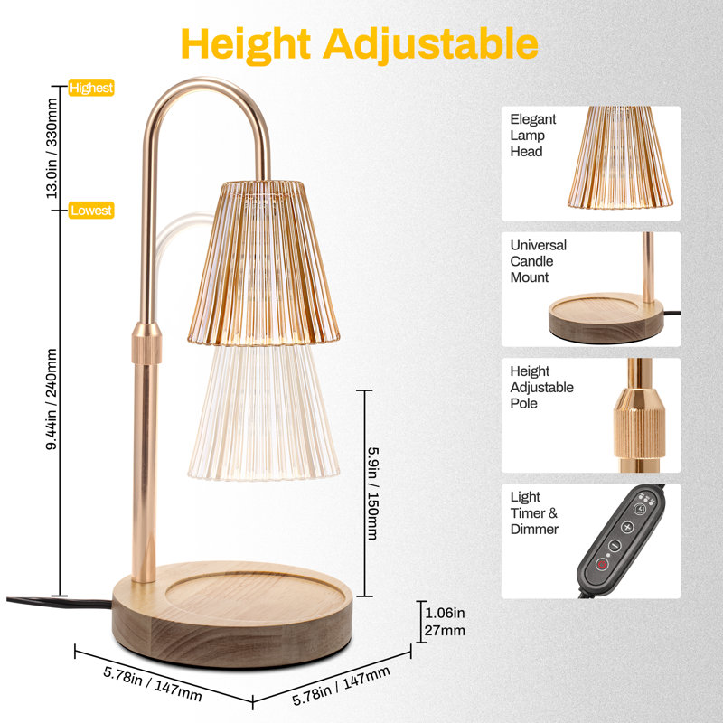 Chauffe-table 12 po H