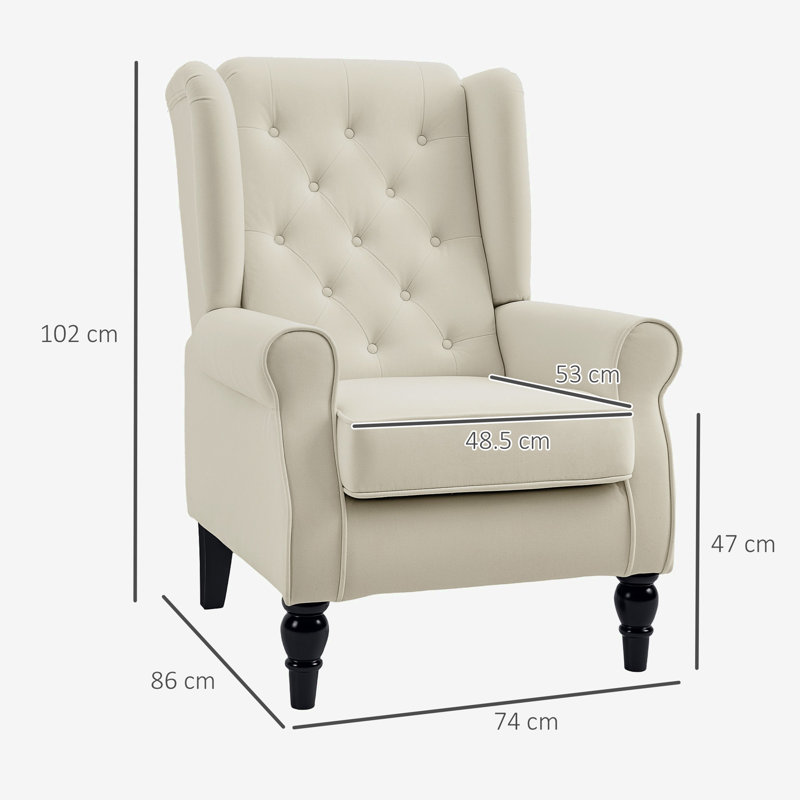 Albertico Upholstered Armchair