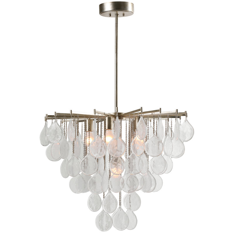 Luminaire suspendu unique à niveaux 6 lumières Ewert