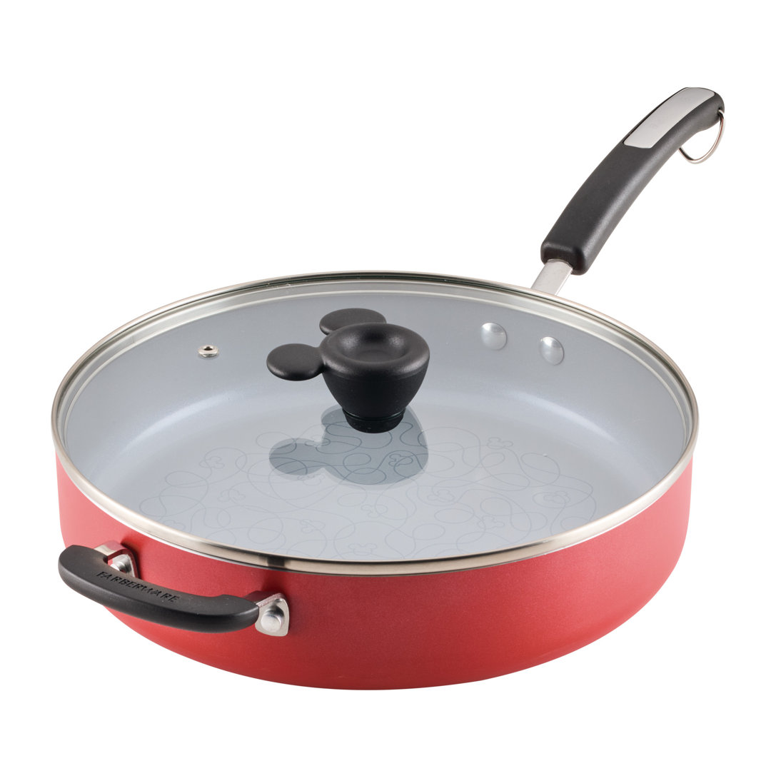 Farberware Disney Bon Voyage Nonstick Saute Pan With Lid And Helper Handle, 4.5 Quart Farberware 