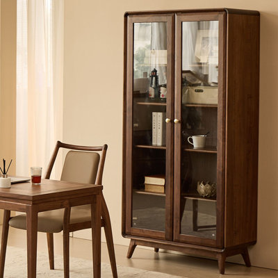 Pure solid wood furniture bookcase