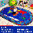 KidCarpet All Around The World Map Rug, 4' x 6' Oval ABC Alphabet Educational Learning Area Rugs for Kids Preschool Kindergarten & Elementary School-1831486371