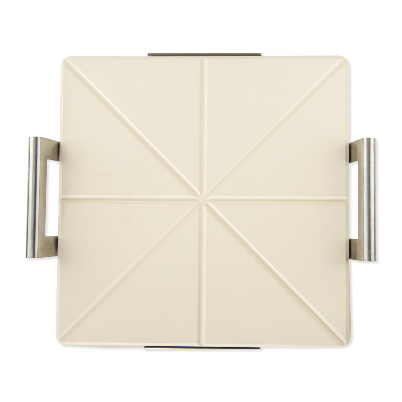 Nordic Ware 14-Inch Square Cordierite Pizza Stone with Stainless Steel Rack