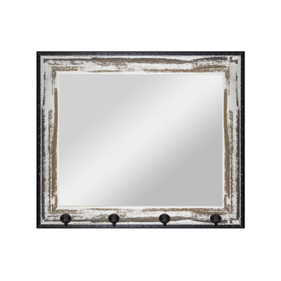 Veyron Solid Wood Flat Wall Mirror