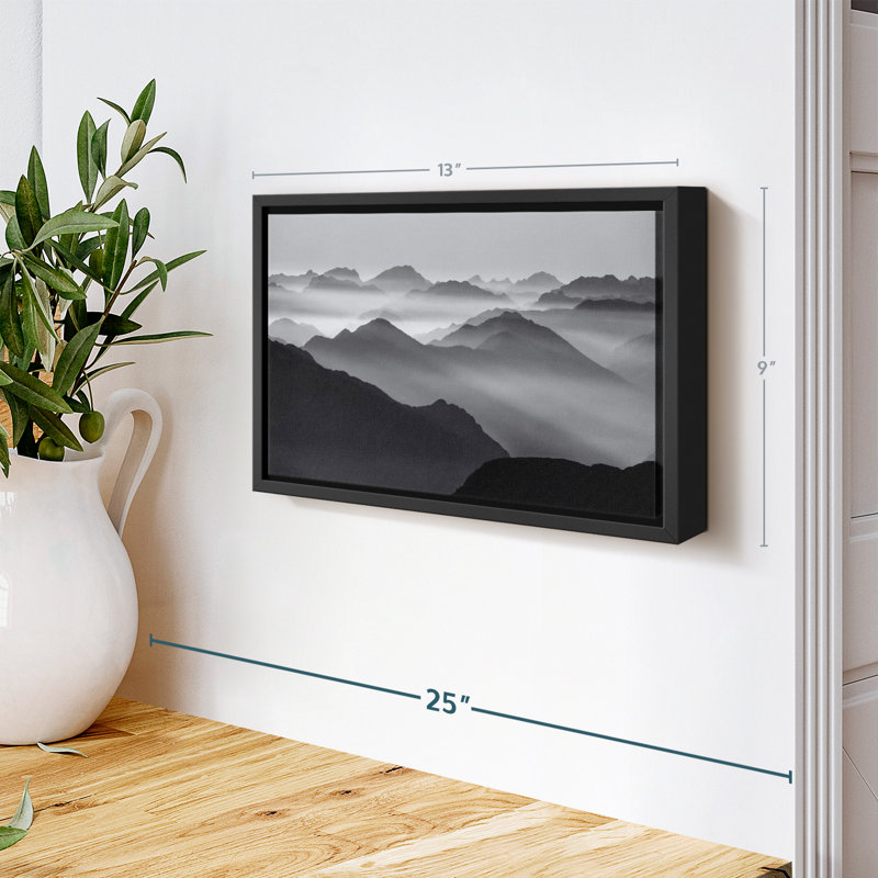 «Andes Mountains In Mist», reproduction sur toile, H 9 po x l 13 po